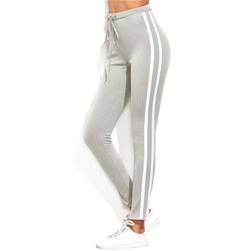 Dual Stripe Drawstring Fitness Pants - ToureFitness